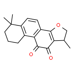(-)-1,2,6,7,8,9,10,11-Octahydro-1,6,6-trimethylphenanthro[1,2-b]furan-10,11-dione结构式