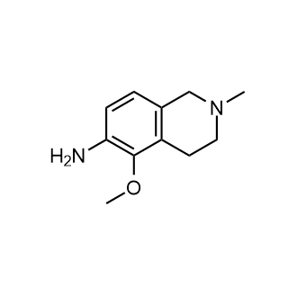 5-Methoxy-2-methyl-1,2,3,4-tetrahydroisoquinolin-6-amine Structure