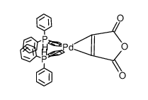 [palladium(0)(triphenylphosphine)2(maleic anhydride)] Structure