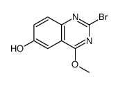 2-溴-4-甲氧基-6-喹唑啉酚结构式