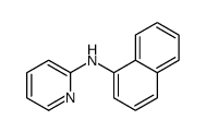 N-naphthalen-1-ylpyridin-2-amine结构式
