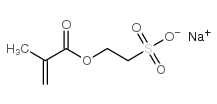 甲基丙烯酸 2-乙磺酸酯钠盐结构式