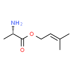 L-Alanine, 3-methyl-2-butenyl ester (9CI)结构式