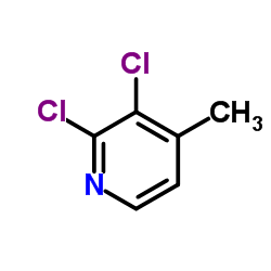 2,3-二氯-4-甲基吡啶结构式