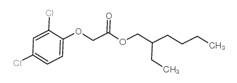 2-ethylhexyl 2,4-dichlorophenoxyacetate Structure