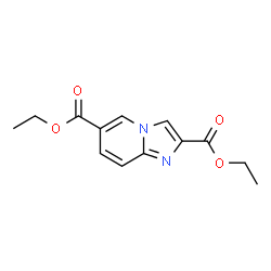 二乙基咪唑并[1,2-a]吡啶-2,6-二甲酸基酯结构式