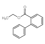 联苯-2-羧酸乙酯结构式