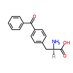 4-Benzoyl-L-phenylalanine Structure
