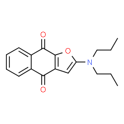 Naphtho[2,3-b]furan-4,9-dione,2-(dipropylamino)-结构式