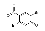 2,5-Dibromo-4-nitropyridine 1-oxide Structure