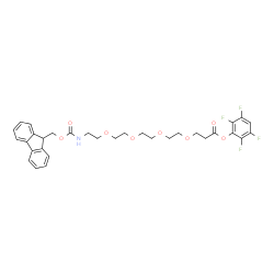 Fmoc-N-amido-dPEG ®₄-TFP ester Structure