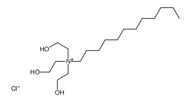 dodecyl-tris(2-hydroxyethyl)azanium,chloride结构式