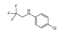 4-氯-N-(2,2,2-三氟乙基)苯胺结构式