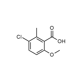 3-Chloro-6-methoxy-2-methyl-benzoicacid Structure