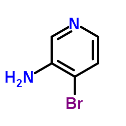 3-氨基-4-溴吡啶结构式