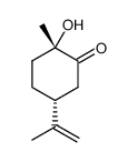 (1S,4R)-1-hydroxylimonen-2-one Structure
