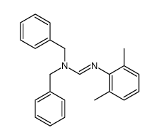 N,N-dibenzyl-N'-(2,6-dimethylphenyl)methanimidamide Structure