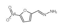 2-Furancarboxaldehyde,5-nitro-, hydrazone结构式