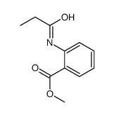 methyl 2-[(1-oxopropyl)amino]benzoate结构式