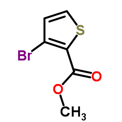 3-溴噻酚-2-羧酸甲酯结构式