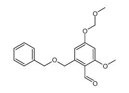 2-benzyloxymethyl-6-methoxy-4-(methoxymethoxy)benzaldehyde Structure