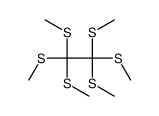 1,1,1,2,2,2-hexakis(methylsulfanyl)ethane Structure