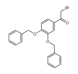 2-bromo-3',4'-bis(benzyloxy)acetophenone Structure