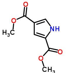 二甲基-1H-吡咯-2,4-二羧酸二乙酯结构式