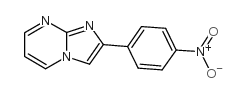 2-(4-硝苯基)-咪唑并[1,2-A]嘧啶结构式