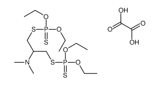 1,3-bis(diethoxyphosphinothioylsulfanyl)-N,N-dimethyl-propan-2-amine, oxalic acid Structure