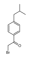 2-bromo-1-(4-isobutylphenyl)ethanone结构式