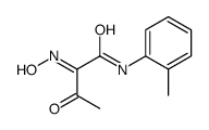 2-HYDROXYIMINO-3-OXO-N-O-TOLYL-BUTYRAMIDE结构式