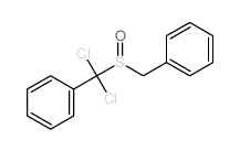 (benzylsulfinyl-dichloro-methyl)benzene Structure