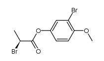 3-Bromo-4-methoxyphenyl (S)-2-bromopropanoate Structure
