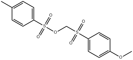 [(4-Methoxyphenyl)sulfonyl]methyl 4-methylbenzenesulfonate结构式