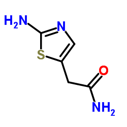 2-(2-氨基-5-噻唑)乙酰胺结构式