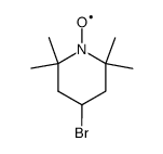 4-bromo-2,2,6,6-tetramethyl-piperidinyloxy Structure