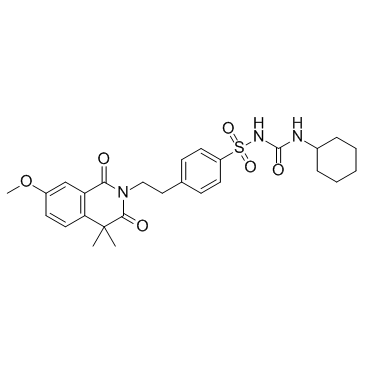 格列喹酮结构式