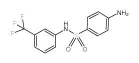 4-氨基-N-(3-三氟甲基苯基)-苯磺酰胺结构式