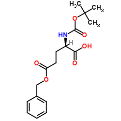 Boc-D-Glutamic acid 5-benzylester structure