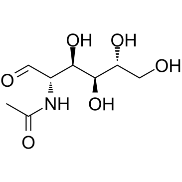 2-acetamido-2-deoxy-D-mannose structure