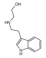 2-(2-(1H-吲哚-3-基)乙基氨基)乙醇结构式