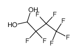 2,2,3,3,4,4,4-heptafluorobutyraldehyde hydrate Structure