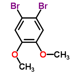 4,5-二溴-1,2-二甲氧基苯结构式