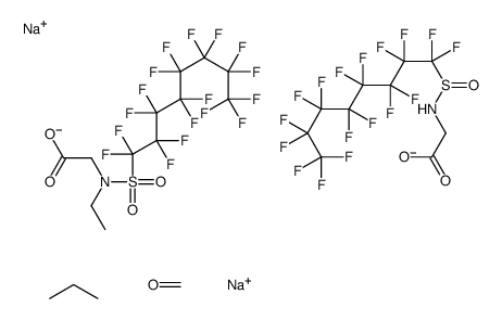 sodium N-ethyl-N-[(heptadecafluorooctyl)sulphonyl]glycinate Structure
