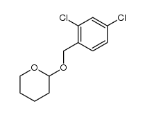 2-((2,4-dichlorobenzyl)oxy)tetrahydro-2H-pyran结构式
