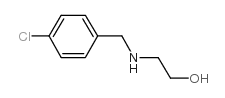 2-(4-氯苄基氨基)乙醇结构式