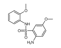 2-amino-5-methoxy-N-(2-methoxyphenyl)benzenesulfonamide Structure