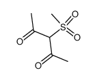3-methanesulfonyl-pentane-2,4-dione结构式