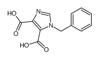 1-苄基-1H-咪唑-4,5-二羧酸结构式